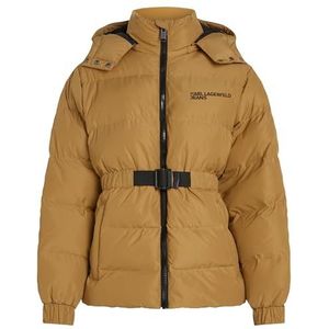 Karl Lagerfeld - Belted Puffer - Bufferjas - Bruin - Regular Fit