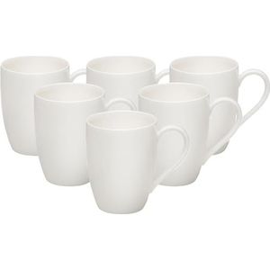 Vivo by Villeroy & Boch Group Basic White Koffiemokken Set 6-dlg. 300 ml