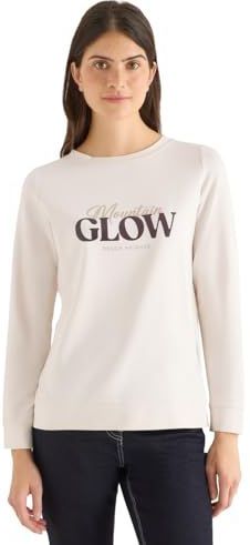 CECIL Shirt met tekst licht greige L