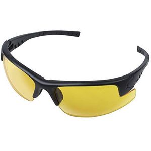 wolfcraft Beeldschermveiligheidsbril met beugels, geel getint, clip-onframe voor corrigerende glazen I 4909000 I Beschermt tegen blauw licht