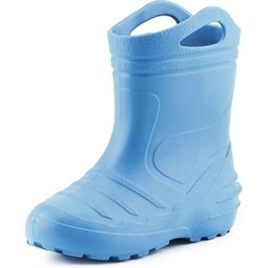 Ladeheid Kinderen Meisje Jongens Eva Thermo Rubberlaarzen KL051 (Licht Blauw, 26 EU)