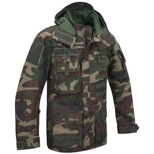 Brandit Tactical Performance Outdoor Jas, legerjas, vochtbescherming, outdoor, militaire jas, woodland, S