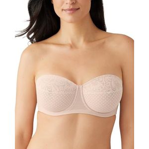 Wacoal Vrouwen visuele effecten Strapless Minimizer BH gevormd, zand, 34D, Zand, 75D