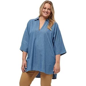 Peppercorn Damen Cia Tunika 9600 LIGHT BLUE WASH 54