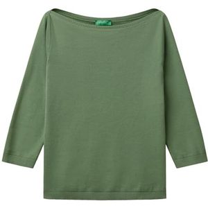 United Colors of Benetton - Mesh M/M - Shirt - Groen - 3/4 Mouwen