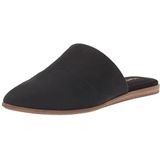 Toms - Jade - Leren Muiltjes - Zwart - Mini Sleehak