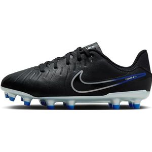 Nike Legend 10 Academy voetbalschoenen voor jongens, uniseks, zwart/chroom-hyperroyal, 33 EU, Black Chrome Hyper Royal, 33 EU