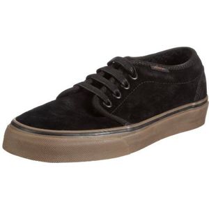 Vans U 106 VULCANIZED (fleece) bk/dgum VNJNL7X, uniseks sneakers voor volwassenen, Zwart Fleece Black Dark Gum, 44 EU