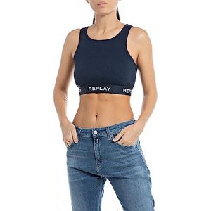 Replay Bustier voor dames, 908 Donkerblauw, S