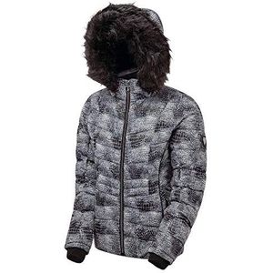 Dare 2b Glamorize II ski-jas, isolerend, waterdicht en ademend, met afneembare capuchon en sneeuwvanger, waterdichte jassen voor dames, effen kleur, maat XS (maat fabrikant: 8)