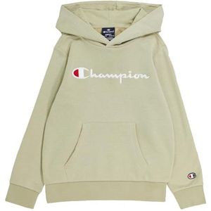 Champion Legacy Icons B-Ultralight Spring Terry Sweatshirt met capuchon voor kinderen en jongens, Beige, 7-8 jaar