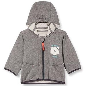 Sigikid Polar Expedition Omkeerbare jas voor baby's, jongens, gewatteerd, grijs, 62 cm