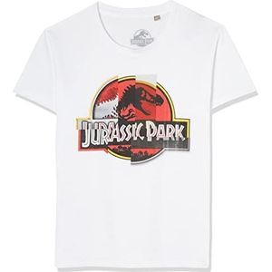 Jurassic Park BOJUPAMTS037 T-shirt, wit, 06 jaar, jongens, Wit., 6 Jaren