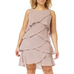 Gina Bacconi Juweel-schouder gelaagde cocktailjurk, kasjmier, 22, Kasjmier, 48