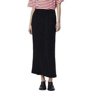 Object - Sanne Midi Rok - Strokenrok - Blauw - 80% Lenzing™ Ecovero™ Viscose