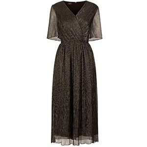 ApartFashion Damesjurk voor dames, zwart-metallic, normaal, zwart-metallic, 46