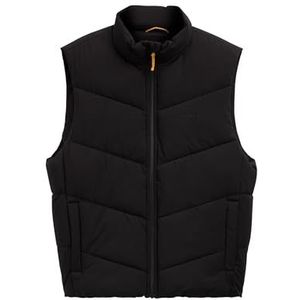 Gilet - Matelassé - Zwart - Waterafstotend - Regular Fit