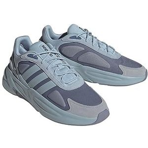 adidas Ozelle Cloudfoam Sneakers voor heren, Zilver Violet Wonder Blauw Crew Blauw, 46 2/3 EU
