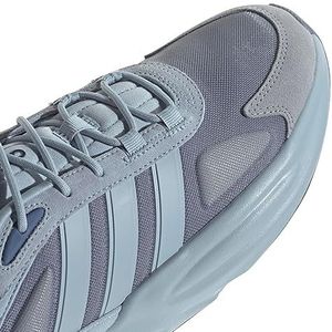 adidas Ozelle Cloudfoam Sneakers voor heren, Zilver Violet Wonder Blauw Crew Blauw, 46 2/3 EU