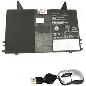Amsahr 41CP3/71/90-05 vervangende batterij met mini-optische muis voor laptop, zwart