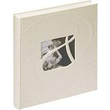 walther design fotoalbum wit 28 x 30,5 cm linnen omslag met omslag uitsparing, trouwalbum Ti amo UH-122