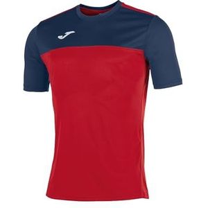 Joma - Winner - T-shirt - Rood - Marineblauw - M/C Sportuitrusting