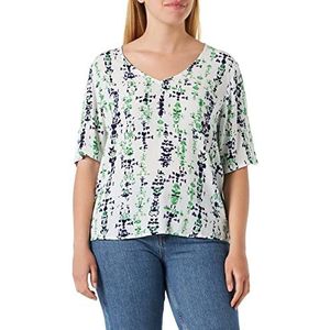 ICHI IHMARRAKECH AOP SS9 blouse voor dames, 201968/Greenbriar etnische print, L, 201968/Greenbriar Ethnic Print, L