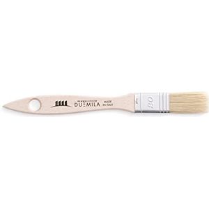 PENNELLIFICIO 2000 Vlakke kwast, voor acryl- en oplosmiddelverf, tinnen strepen, breedte 20 mm, Made in Italy