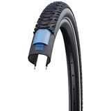 Schwalbe Marathon E-Plus, unisex fietsband voor volwassenen, zwart, uniek