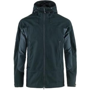 Fjällräven Heren Abisko Lite trekkingjack, Dark Navy/Mountain Blue, XS
