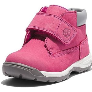 Timberland Timber Tykes H & l enkellaars voor meisjes, Medium Pink Nubuck, 24 EU