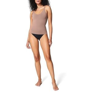 Spanx Naadloos dameshemdje met hoge taille, Café Au Lait, L