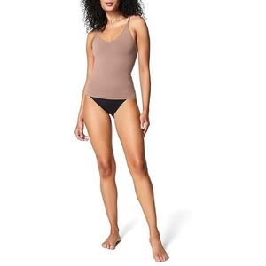 Spanx Naadloos dameshemdje met hoge taille, Café Au Lait, L