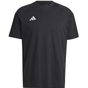 adidas Heren T-shirt (korte mouwen) Tiro 23 Competition T-shirt, zwart/wit, HK8036, maat 2XL