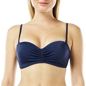 Dagi Dames Strapless Bikini Top, Donkerblauw, 40