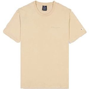 Champion Legacy American Classics Small Logo S/S T-shirt voor heren, Bruin Taupe, XL
