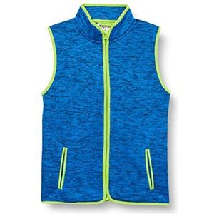 Playshoes Uniseks gebreide fleece vest voor kinderen, blauw, 152 cm