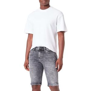 Mavi Heren Tim Jeans-shorts, grijs, 33, Grau