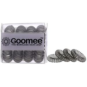 Goomee The Markless Hair Loop Set - Houtskool Voor Vrouwen 4 Pc Hair Tie