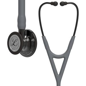 3M Littmann Cardiology IV Diagnostische Stethoscoop, borststuk met hoogglanzende rookkleurige afwerking, grijze slang, rookkleurige steel en rookkleurige headset, 69 cm, 6238