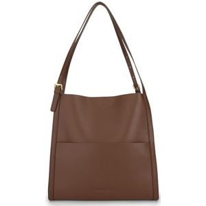 Carlheim Women's Shoulderbag ELLA PREMIUM Genuine Leather, Brown