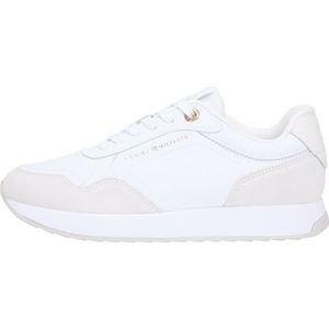 Tommy Hilfiger - Leren Sneakers - Wit