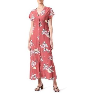 Onlnova Life Mollie Long Dress AOP PTM, Apple Butter/Aop: 495 Bea Blooming, M