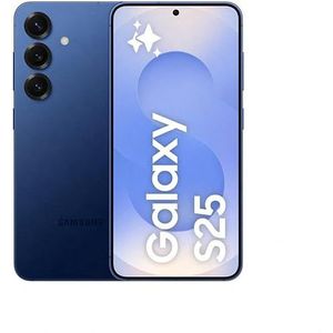 Samsung Galaxy S25 AI Smartphone met Galaxy AI, zonder abonnement, mobiele telefoon met Android, 12 GB RAM, 128 GB geheugen, 50 MP camera, Navy, 3 jaar fabrieksgarantie [exclusief op Amazon]
