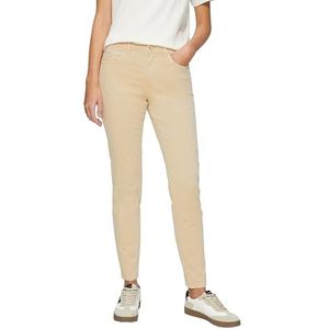 Broek - Slim-Fit - Katoen - Satijn - Middelhoge Taille