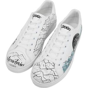 Homme - Mountain Explorer - Baskets - Wit - Vegan Leer