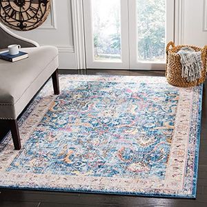 Safavieh Elegant tapijt, BTL357 120 x 180 cm blauw/lichtgrijs.