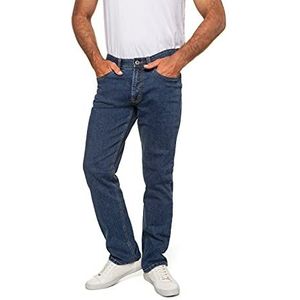 JP 1880 Klassieke regular fit basic U-jeans voor heren, blauw (stone blue), 28