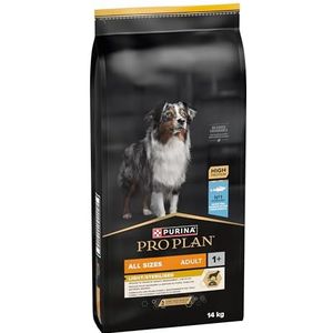 Purina Pro Plan All Size Light/gesteriliseerd gesteriliseerd hondenvoer voor volwassenen, lichtgewicht, gewichtscontrole met witvissen, zak van 14 kg