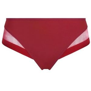 DIM Generous Klassieke damesslip, 1 stuk, Klaproos Rood, XS